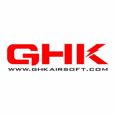 GHK Canada airsoft company logo representing high-quality gas blowback rifles