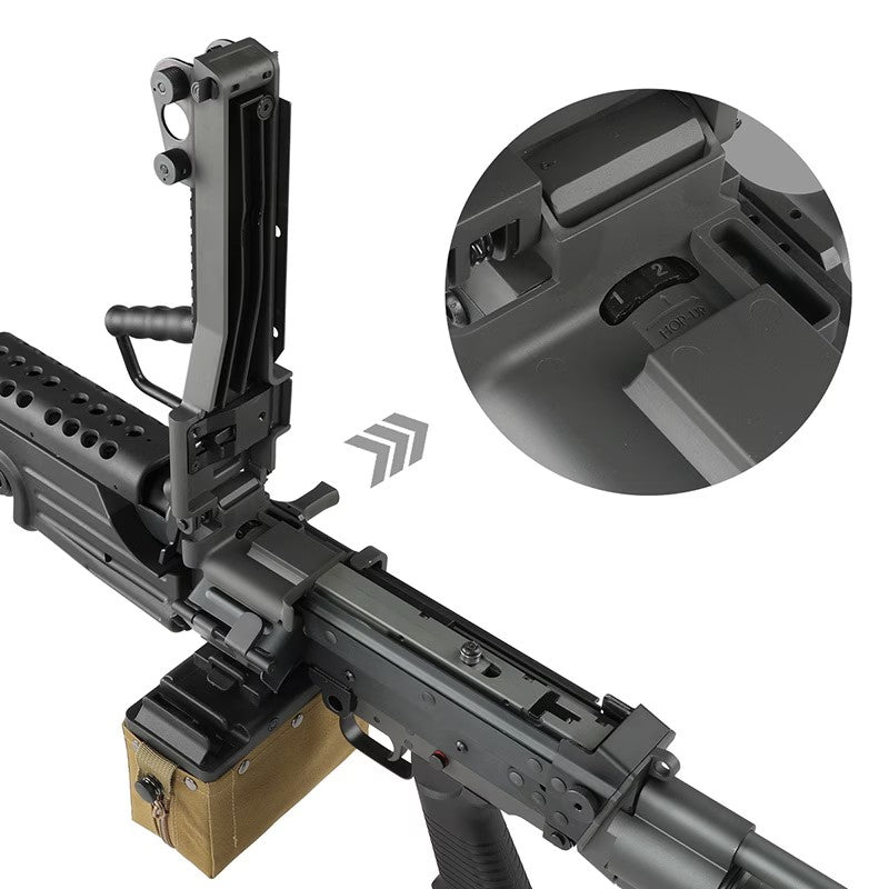 WELL PRO ELECTRIC M249 PARA LMG LIGHT MACHINE GUN