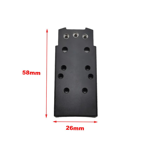 AD CUSTOM P320/M17 RMR/SRO/DOC SIGHT MOUNT PLATE BK AIRSOFT - ACCESOIRES - AD CUSTON