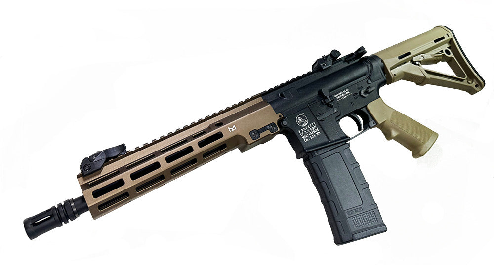 WELL PRO(PROW) URGI MK16 9'' MWS GBB AIRSOFT RIFLE (SPORTLINE, TAN)