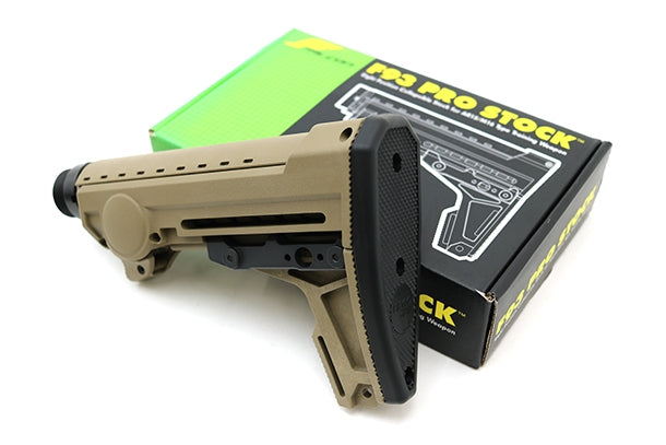 PTS ERGO F93 PRO STOCK W/ PAD FOR AEG BUFFER TUBE TAN