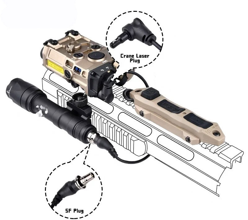 WADSN DUAL FUNCTION TAPE SWITCH (SF&CRANE, BK)