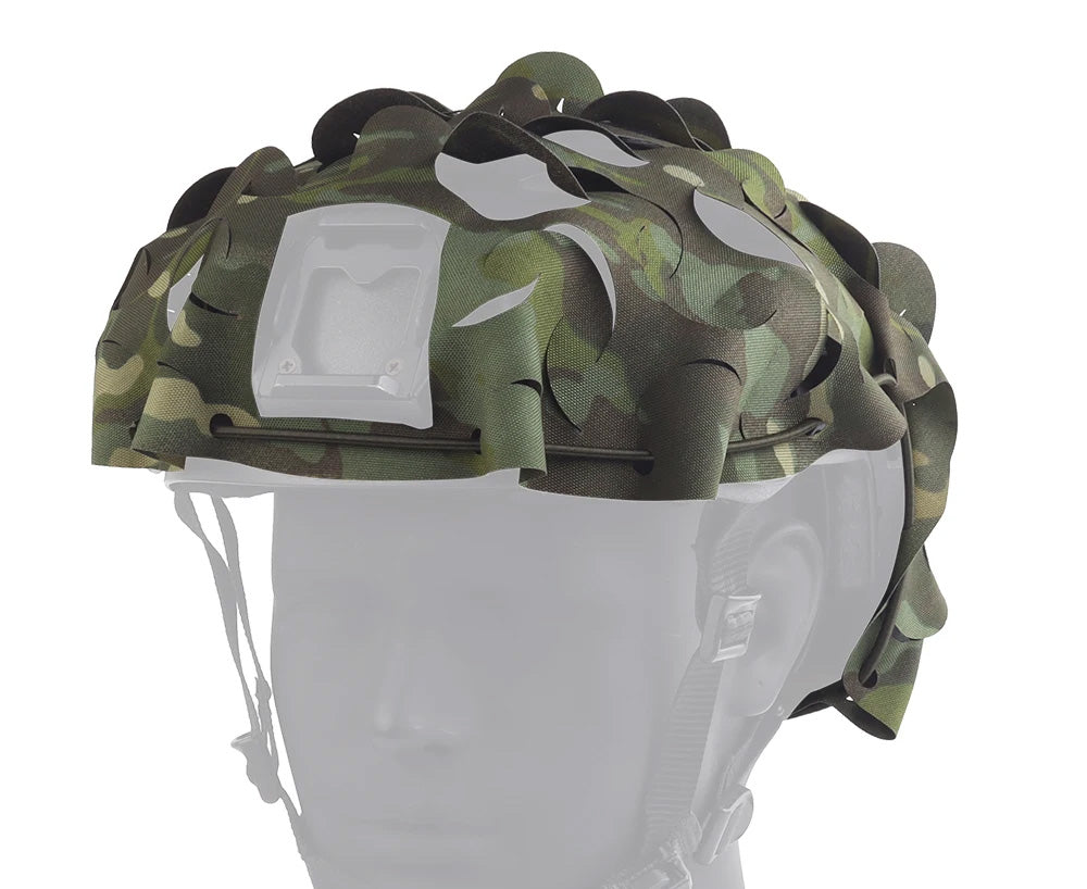 District Airsoft 3d helmet in camouflage design with adjustable straps for enhanced protection