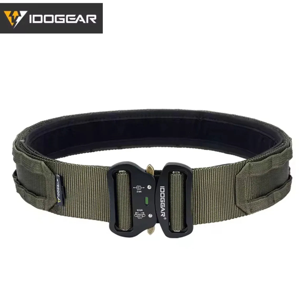 IDOGEAR 2 INCH BELT, QUICK RELEASE METAL BUCKLE.