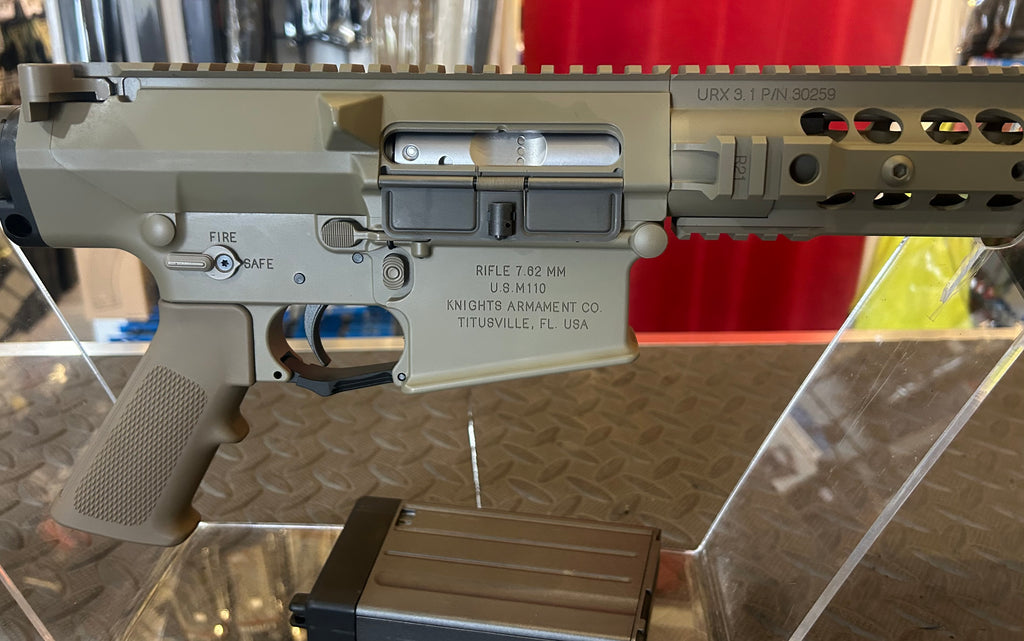 VFC KAC LICENSED M110K1 SASS GBBR TAN VERY,VERY CLEAN SOLD AS USED.
NO ORIGINAL BOX.