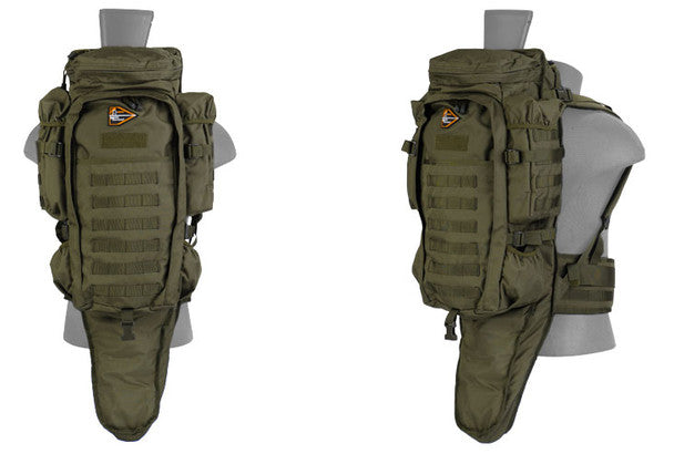 LANCER TACTICAL RIFLE BACKPACK – OD GREEN