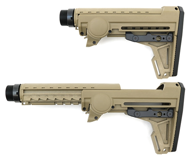 PTS ERGO F93 PRO STOCK W/ PAD FOR AEG BUFFER TUBE TAN