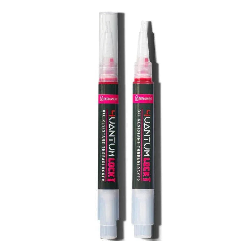 4UANTUM LOCK THREAD LOCKER two applicator pens for secure, permanent bonding of threaded fasteners