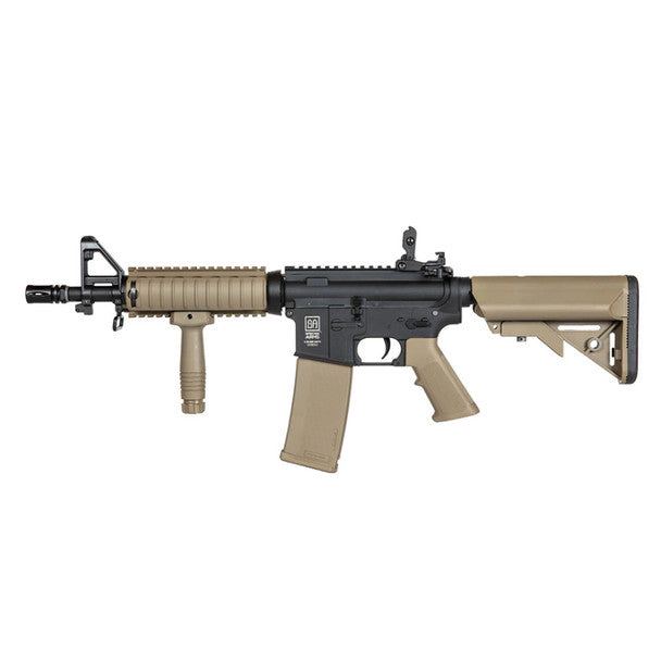 SPECNA ARMS GEN2 F13 FLEX GATE X-ASR AIRSOFT RIFLE STARTER PACKAGE BLACK/TAN
