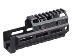 5KU airsoft rail system with multiple attachment points for custom accessories and enhanced grip