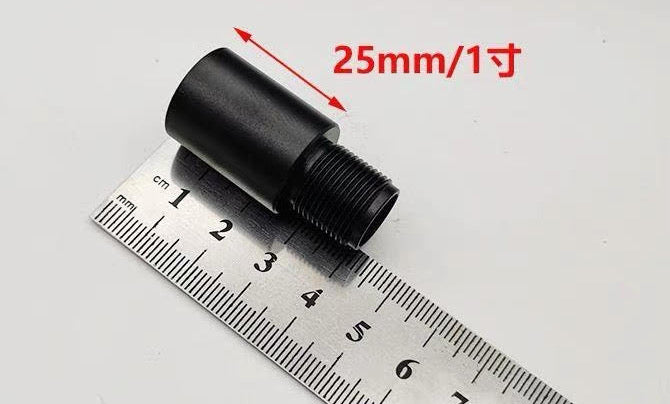METAL 1'' 14CCW BARREL EXTENSION AIRSOFT