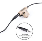 WADSN U94 PTT FOR KENWOOD 2 PINS (MILSPEC NATO VERSION) AIRSOFT - ACCESOIRES - WADSN