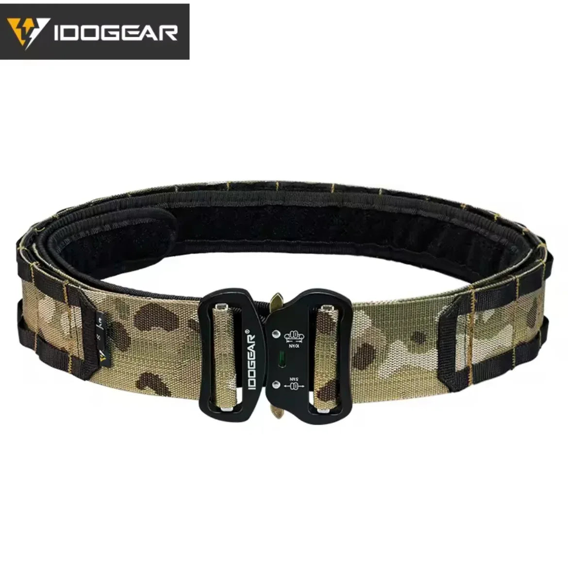 IDOGEAR 2 INCH BELT, QUICK RELEASE METAL BUCKLE.