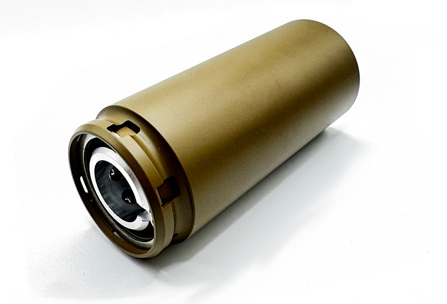 WELL PRO. KAC QDC STYLE CNC ALUMINUM MOCK SUPPRESSOR (FDE) - ACCESOIRES - WELL PRO