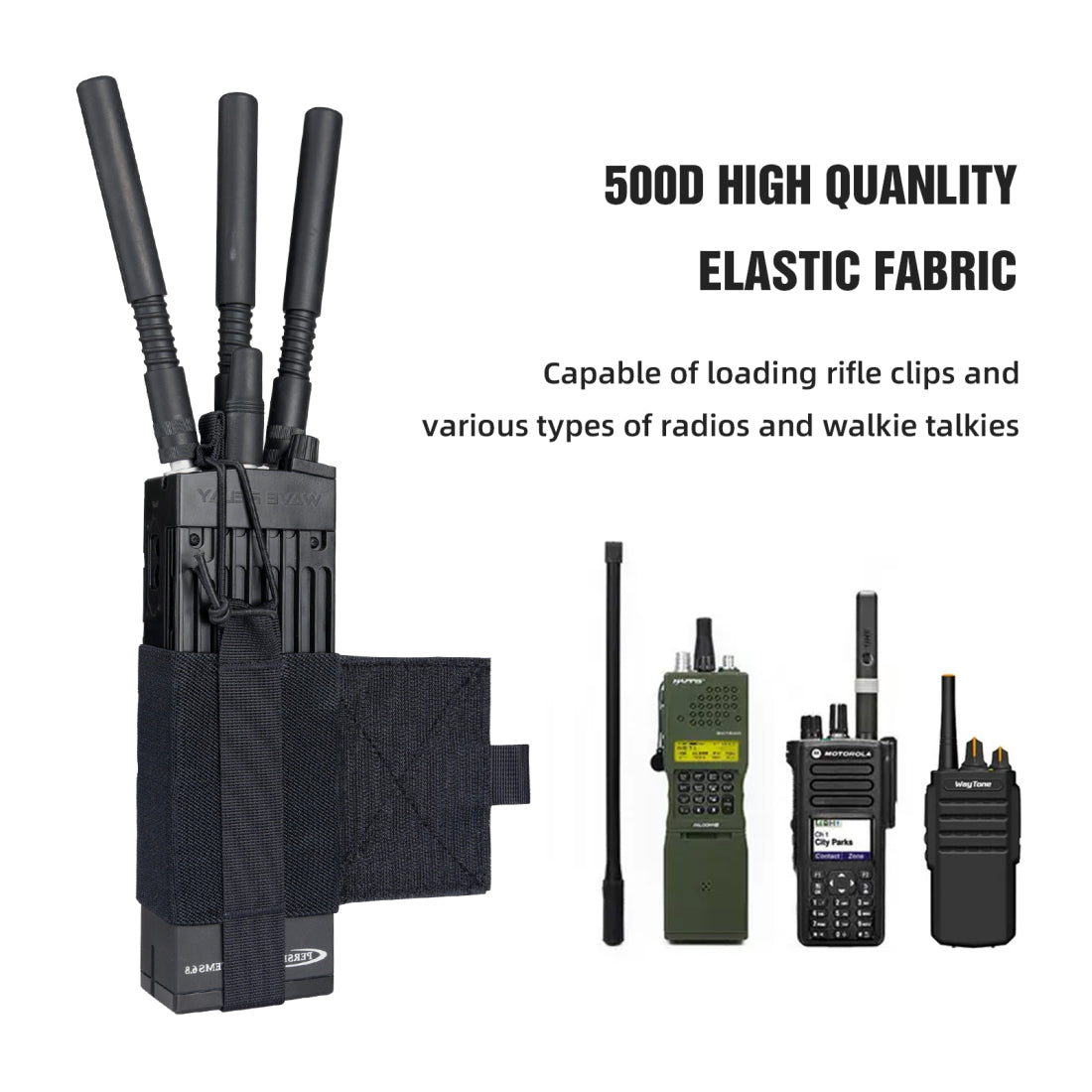 IDOGEAR OUTDOOR  556/7.62 RADIO POUCH FOR PRC148/152/MPU5 FCSK SET 3585
