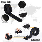 IDOGEAR 2 INCH BELT, QUICK RELEASE METAL BUCKLE.