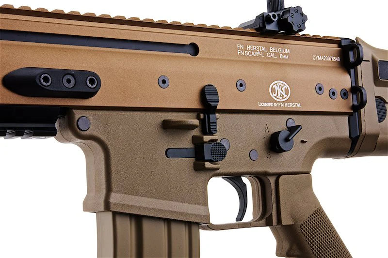 CYBERGUN SCAR-L TAN AEG AIRSOFT RIFLE