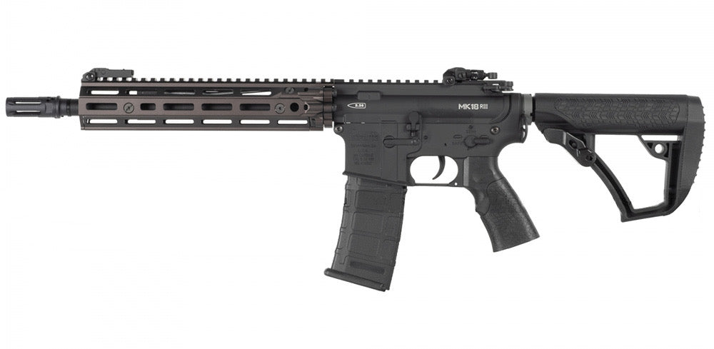 E&C MK18 RIS III SBR AEG WITH ESHOOTER ETU BROWN