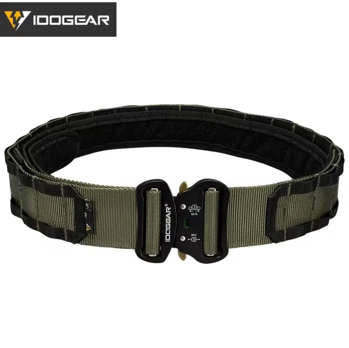 IDOGEAR 2 INCH BELT, QUICK RELEASE METAL BUCKLE.