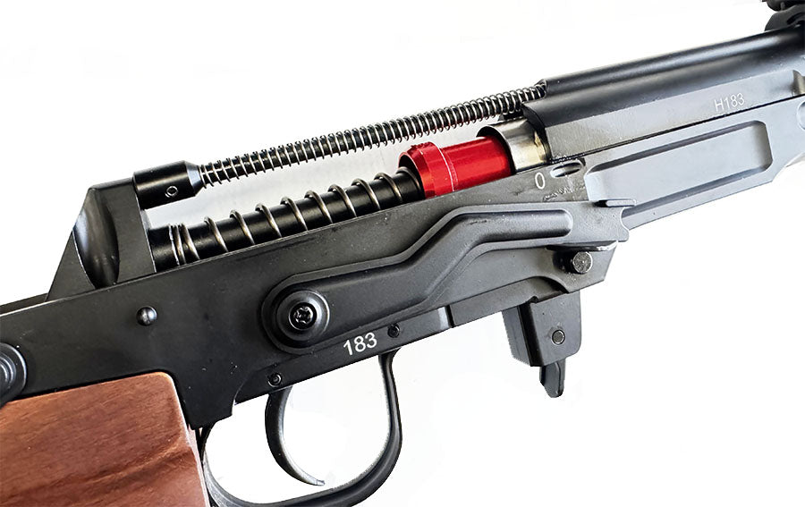 DOUBLE BELL REAL WOOD SVD DRAGUNOV SPRING POWERED AIRSOFT RIFLE