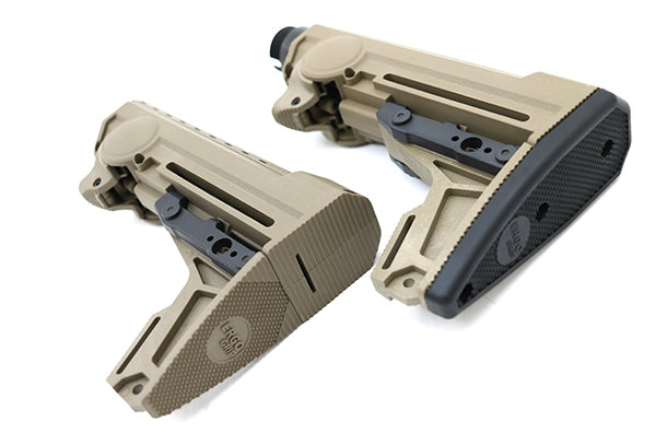PTS ERGO F93 PRO STOCK W/ PAD FOR AEG BUFFER TUBE TAN