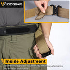 IDOGEAR 2 INCH BELT, QUICK RELEASE METAL BUCKLE.
