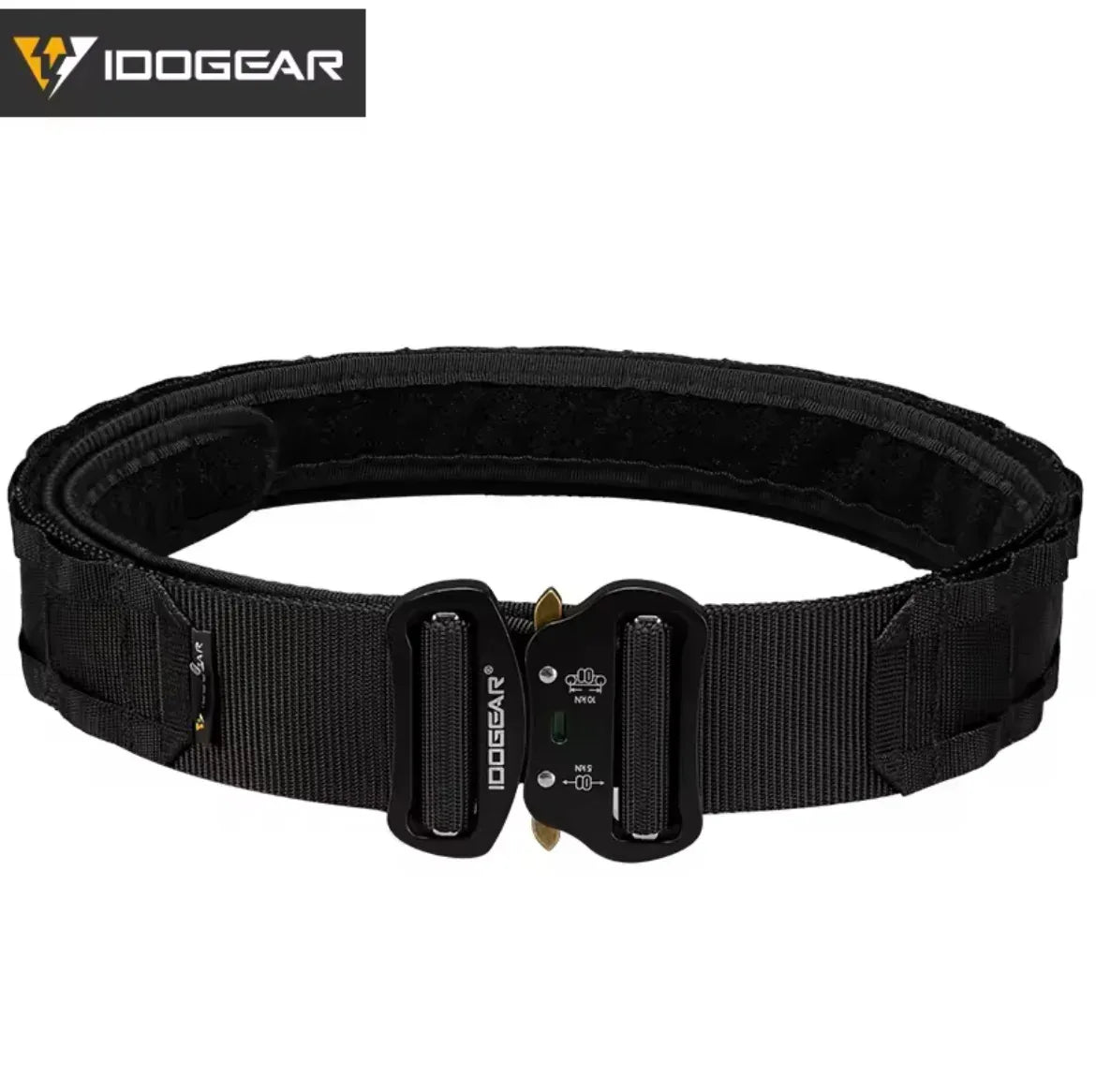 IDOGEAR 2 INCH BELT, QUICK RELEASE METAL BUCKLE.