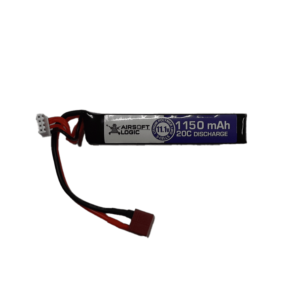 AIRSOFT LOGIC BATTERIE LI-PO 11.1v 1150mAh 20c DEAN - DISTRICT AIRSOFT