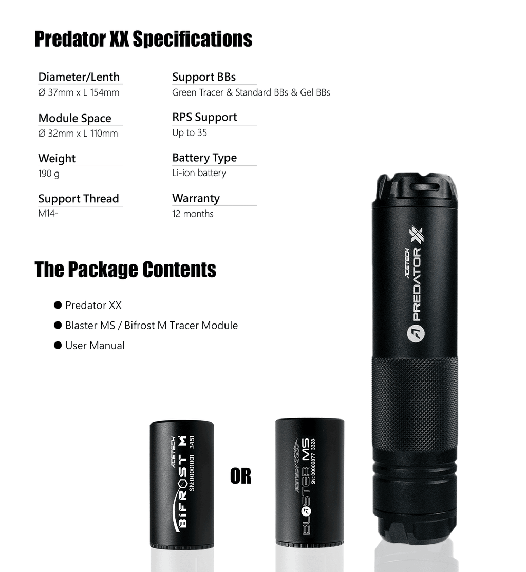 ACETECH PREDATOR XX (BIFROST M) - DISTRICT AIRSOFT