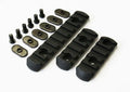 DISTRICT AIRSOFT STYLE RAILS Set with Mounting Hardware for Tactical Accessories
