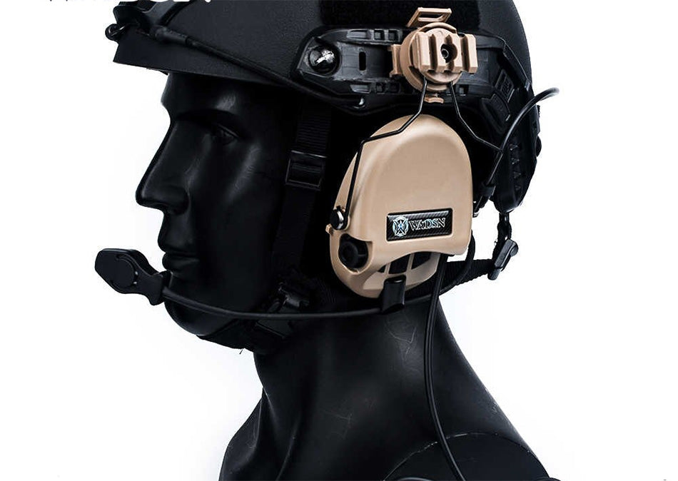 WADSN CASQUE D'ÉCOUTE SORDIN AVEC ADAPTEUR CASQUE - DISTRICT AIRSOFT