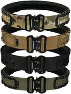 CEINTURE IDOGEAR 2 POUCES, BOUCLE MÉTALLIQUE À DÉVERROUILLAGE RAPIDE.