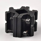 RAIL A CANON PICATINNY DOUBLE EN MÉTAL NOIR - DISTRICT AIRSOFT