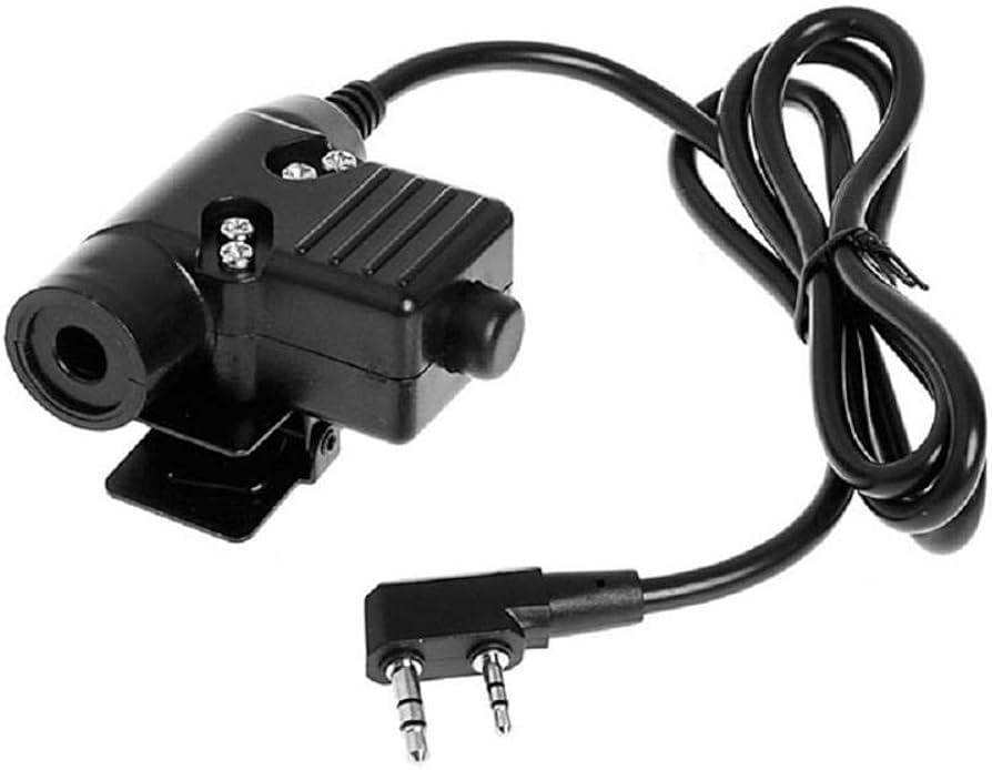 ADAPTEUR PTT ''PUSH-TO-TALK'' U94 POUR BAOFENG - DISTRICT AIRSOFT