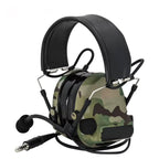 TAC-SKY AC-SKY C2 TACTICAL HEADSET in camouflage design with adjustable headband and microphone