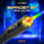 ACETECH BIFROST with customizable settings and smart connect features shown in a colorful display