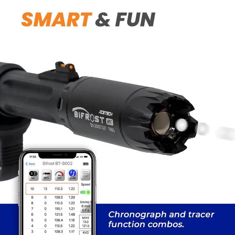 ACETECH BIFROST BT TRACER device with smartphone app for chronograph and tracer function combos