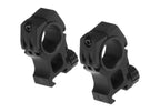 AIM-O M10 MOUNT RINGS 25.5MM 30MM in Black for Secure Scope Mounting and Optimal Performance