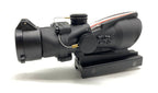 TRIJICON airsoft acog scope accessory with adjustable knobs and mount for precision aiming