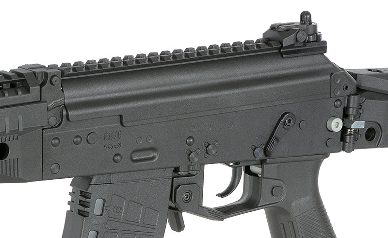 WELL PRO AEG Airsoft AK12 with adjustable sights and tactical rail for optimal performance