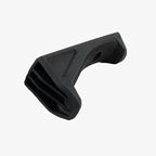 Black District Airsoft Angled Grip Designed for Enhanced Control in Shooting Activities