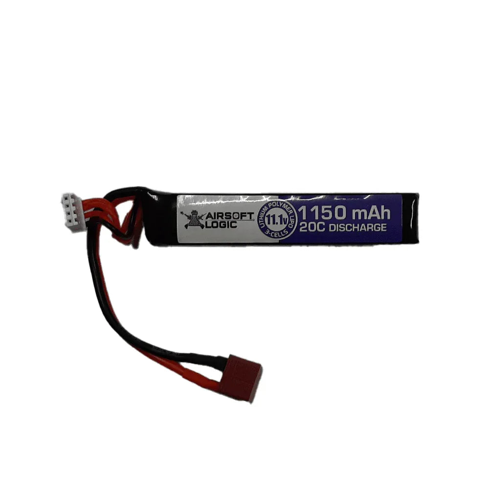 AIRSOFT BATTERY 1150 mAh 20C Discharge from AIRSOFT LOGIC for high-performance airsoft games