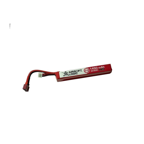 AIRSOFT LOGIC 1450 mAh Airsoft Battery with 30C discharge for high-performance airsoft guns
