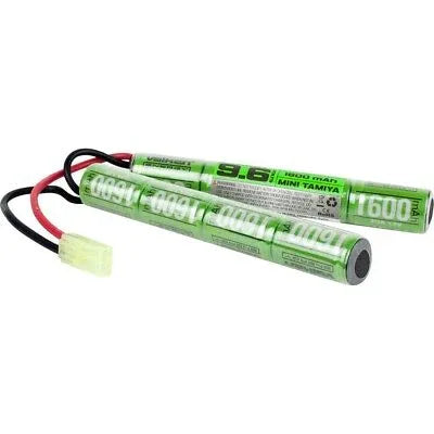 Valken 9.6V 1600mAh Airsoft Battery with Mini Tamiya Connector for Airsoft Guns