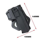 District Airsoft Concealed Holster for Airsoft Flashlight with Compact Design and Adjustable Clips