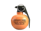 TAGINN Airsoft Grenade Hand TAG-67 in bright orange with frag delay feature