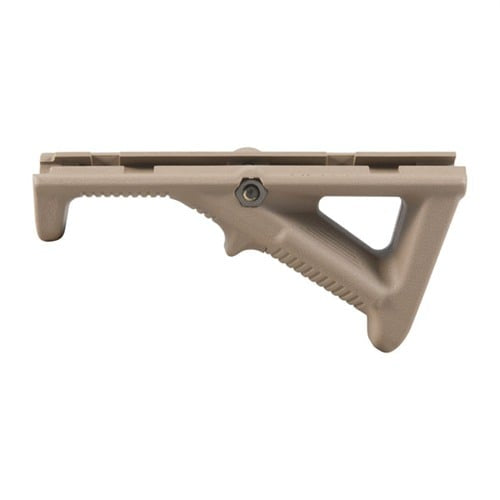 Double Bell tan AIRSOFT GRIP DOUBLE BELL PICATINY angled foregrip accessory for rifles