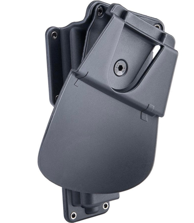 Durable District Airsoft AIRSOFT HOLSTER with adjustable retention for optimal weapon security