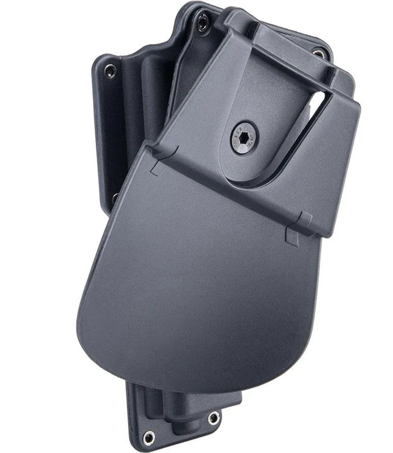 Durable District Airsoft AIRSOFT HOLSTER with adjustable retention for optimal weapon security