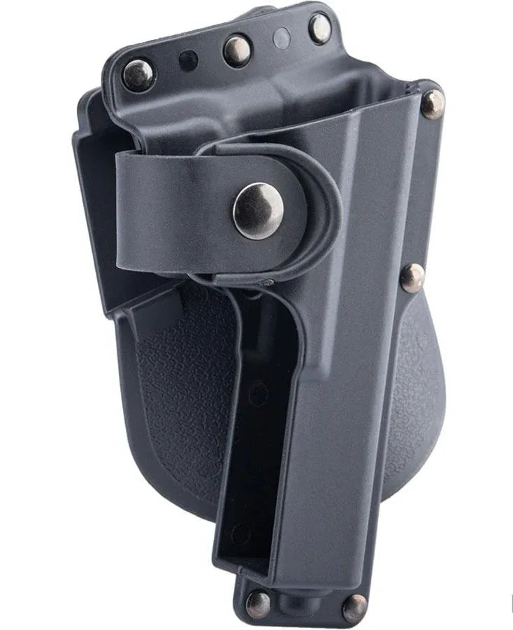 Durable AIRSOFT HOLSTER with adjustable retention for secure firearm storage during airsoft games